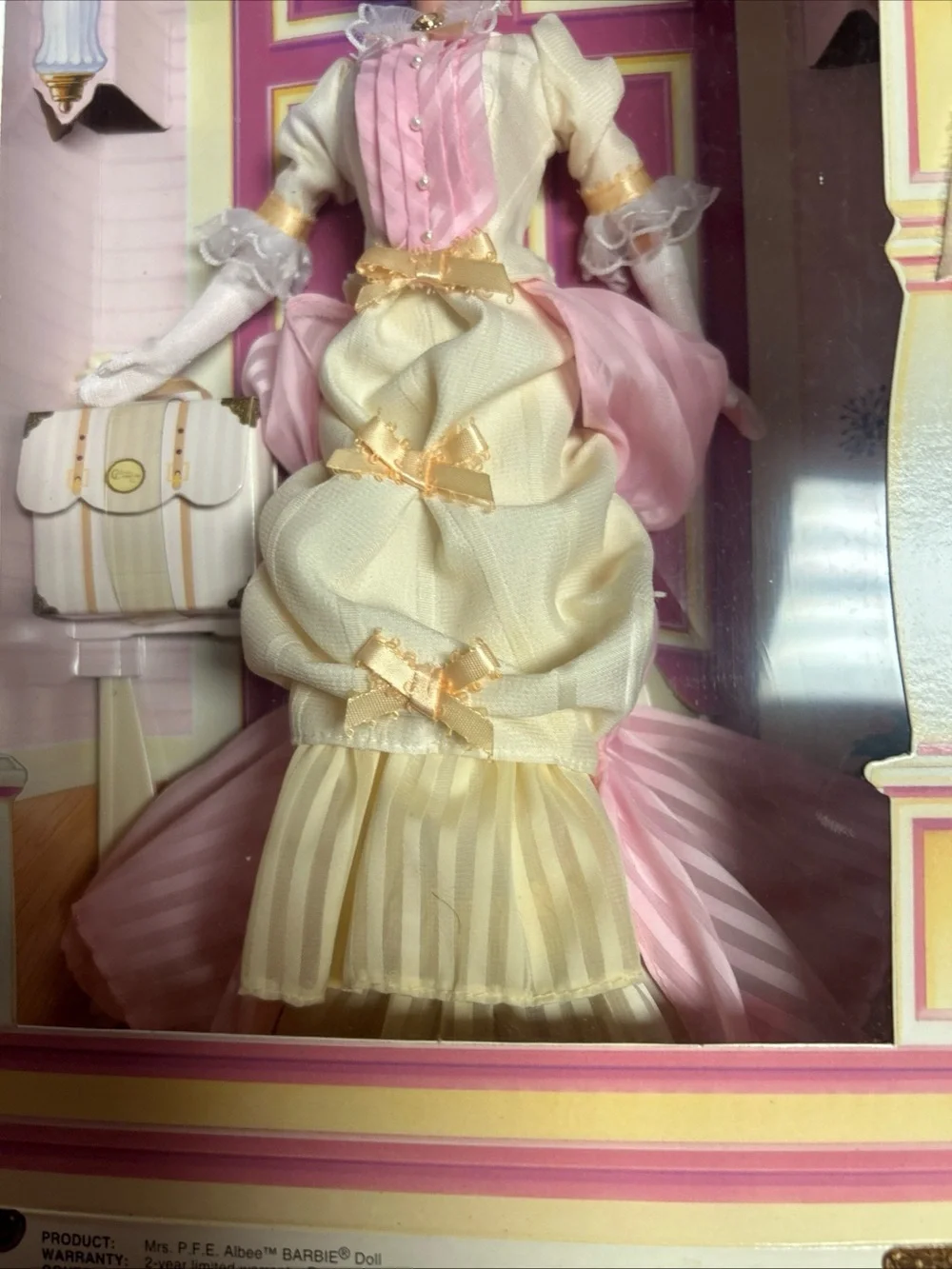1997 Avon Mrs. P.F.E. Albee Barbie Doll - Pink & Cream